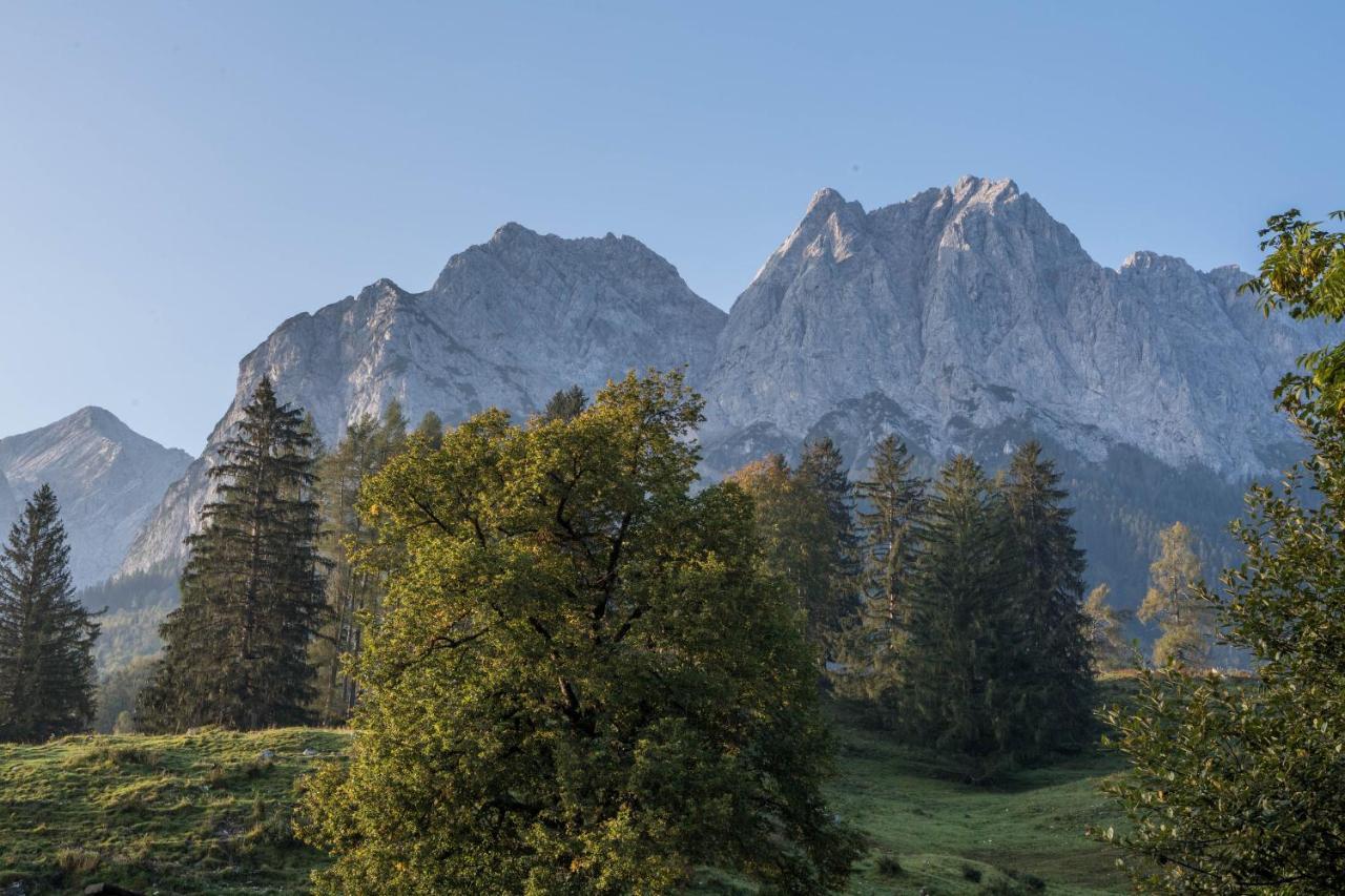 Ferienwohnung Zugspitznest ไกรน์เนา ภายนอก รูปภาพ